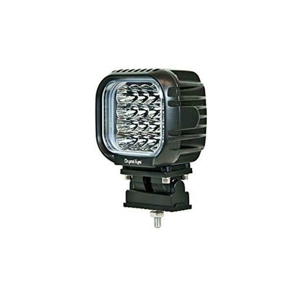 Ipcw Crystal Eyes 5 in. Square 48W- 16-LED Work Light W1008-30